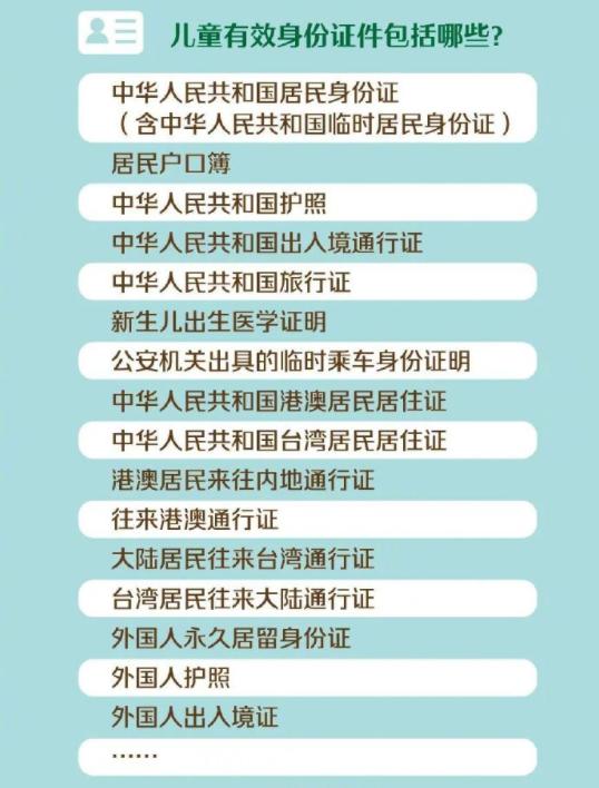 儿童火车票有新规定了